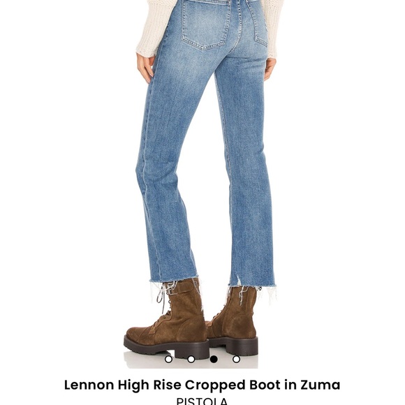 PISTOLA denim - Lennon High Rise Cropped Boot in Zuma - Picture 2 of 6